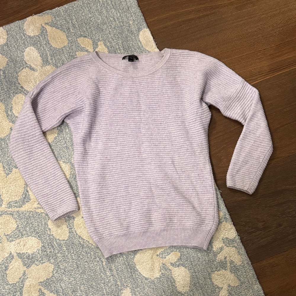 J. Crew Lavender Crew Neck Sweater